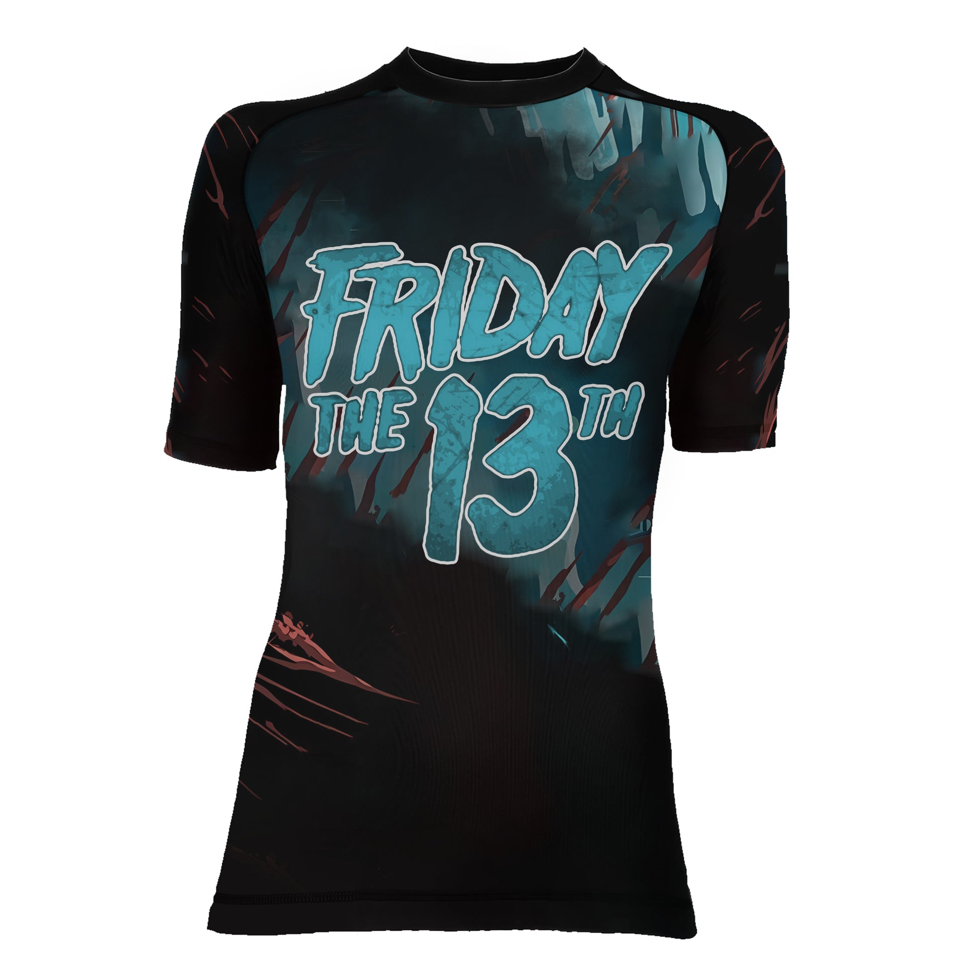 Grim Reaper Jason Voorhees Women's Short Sleeve Rash Guard