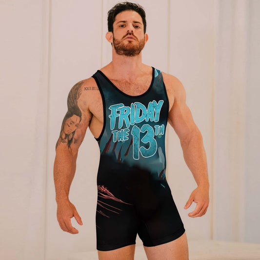 Grim Reaper Jason Voorhees Wrestling Singlets