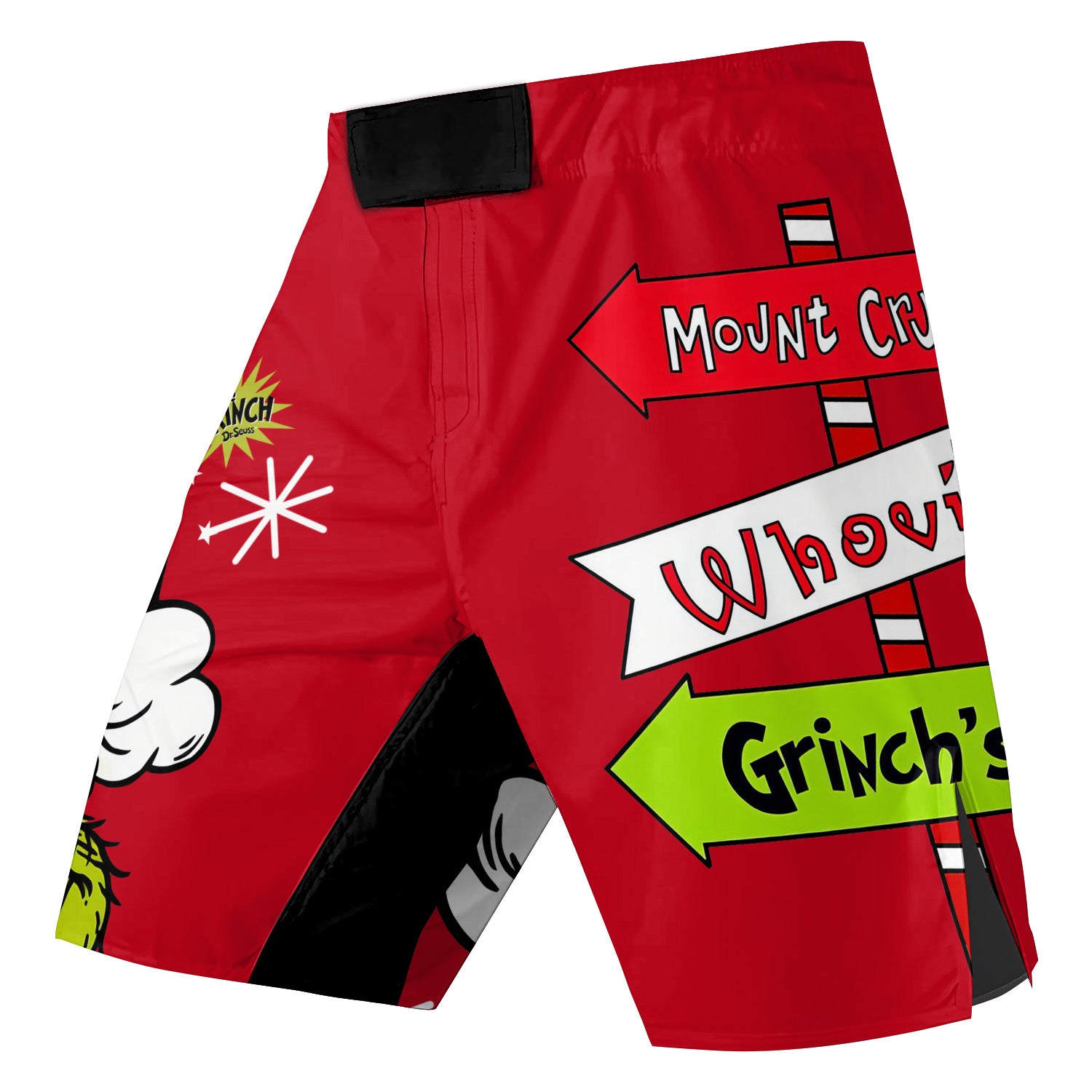 Grinch Christmas Mean More Fight Shorts