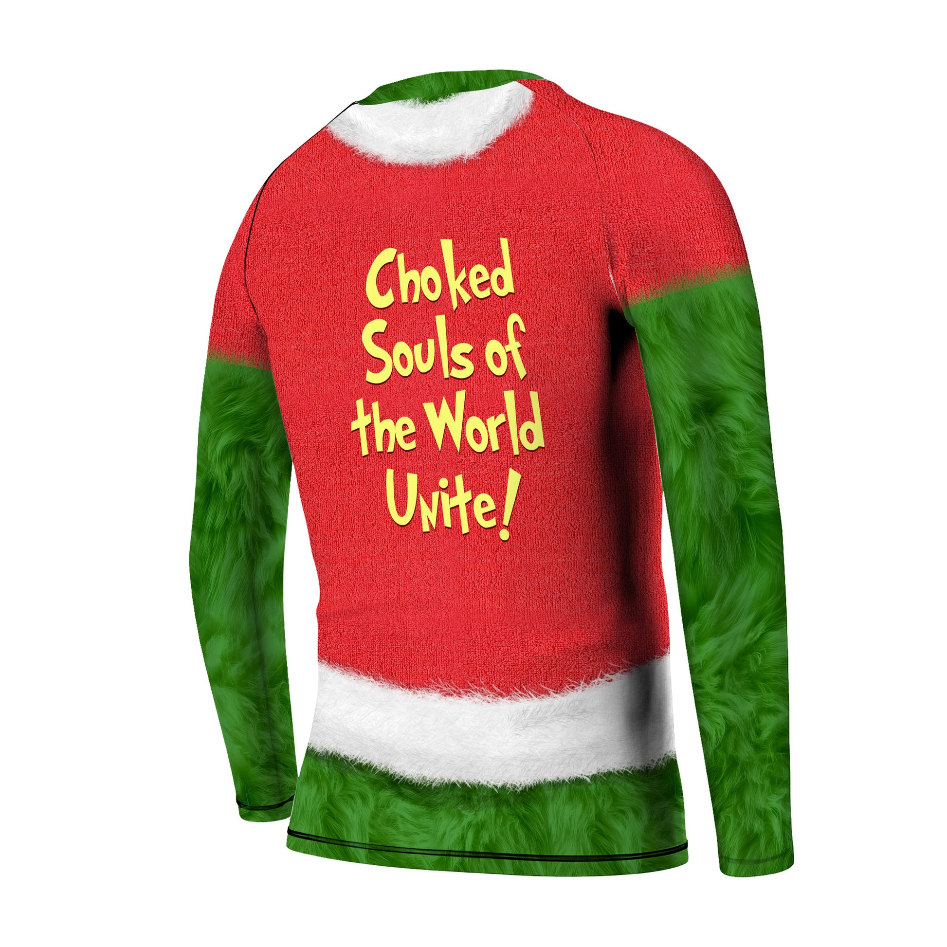 Grinch Claus Kids Rash Guard