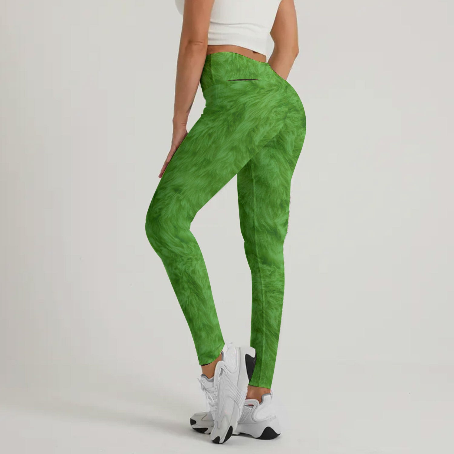 Grinch Claus Leggings