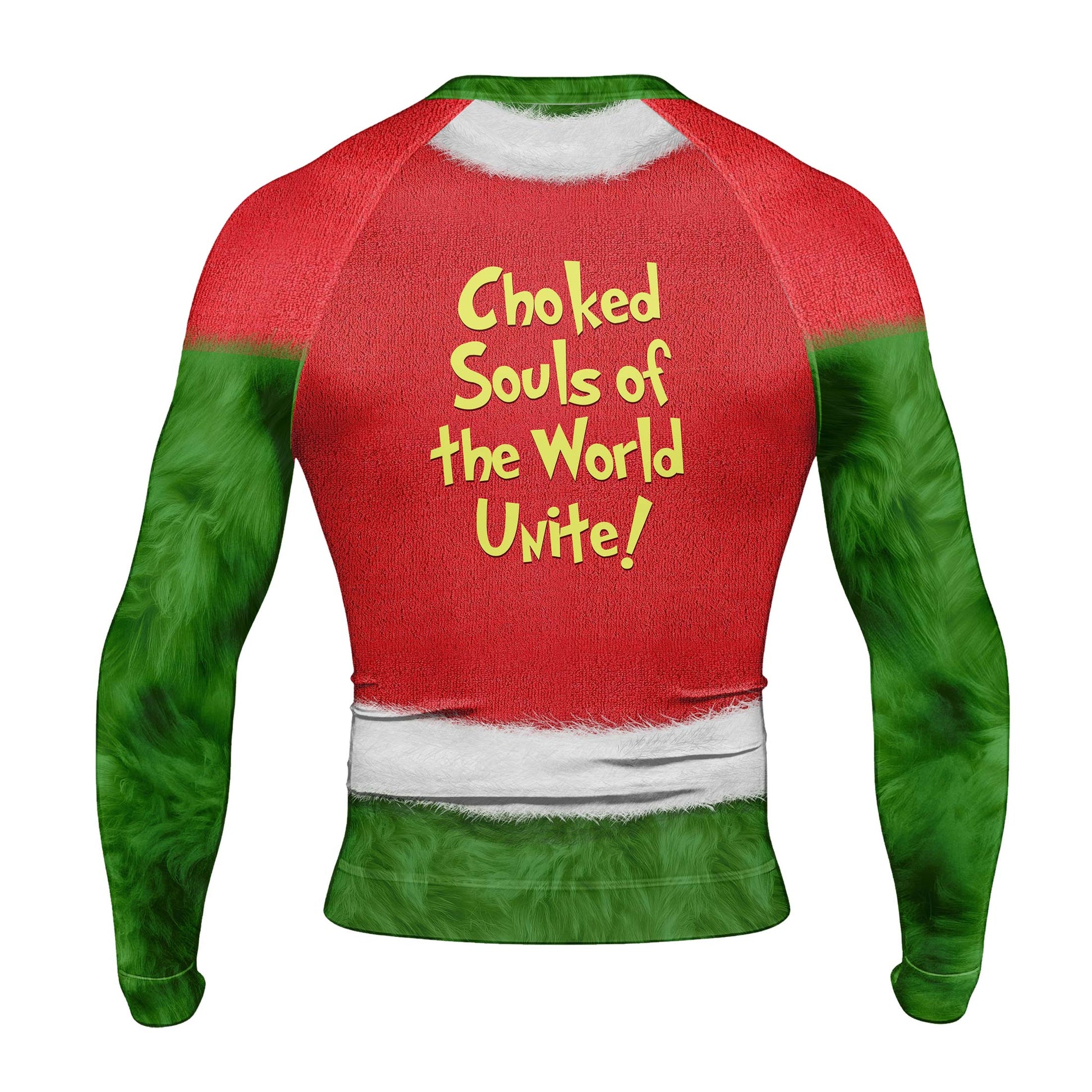 Grinch Claus Men's Long Sleeve Rash Guard