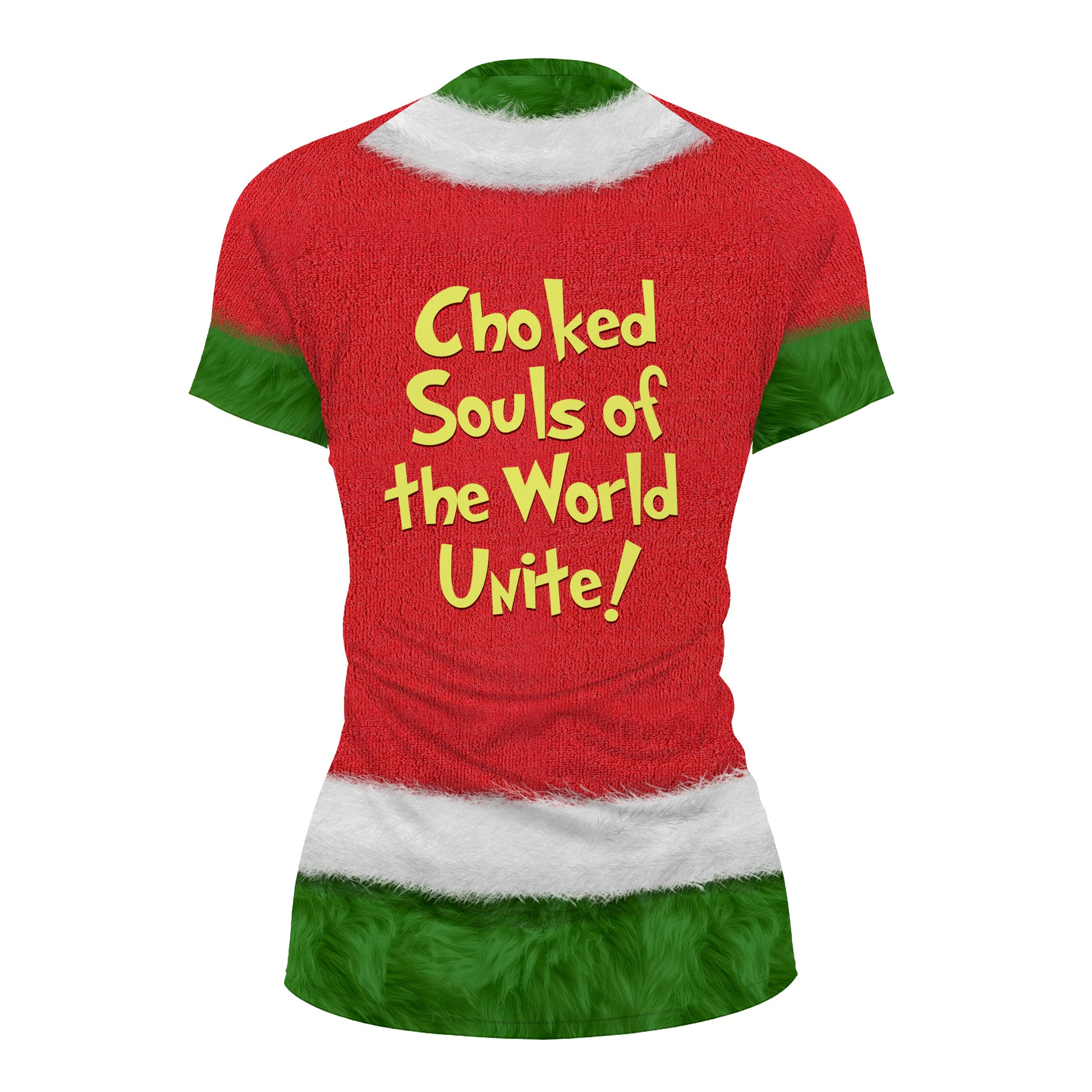 Grinch Claus Women's Short Sleeve Rash Guard