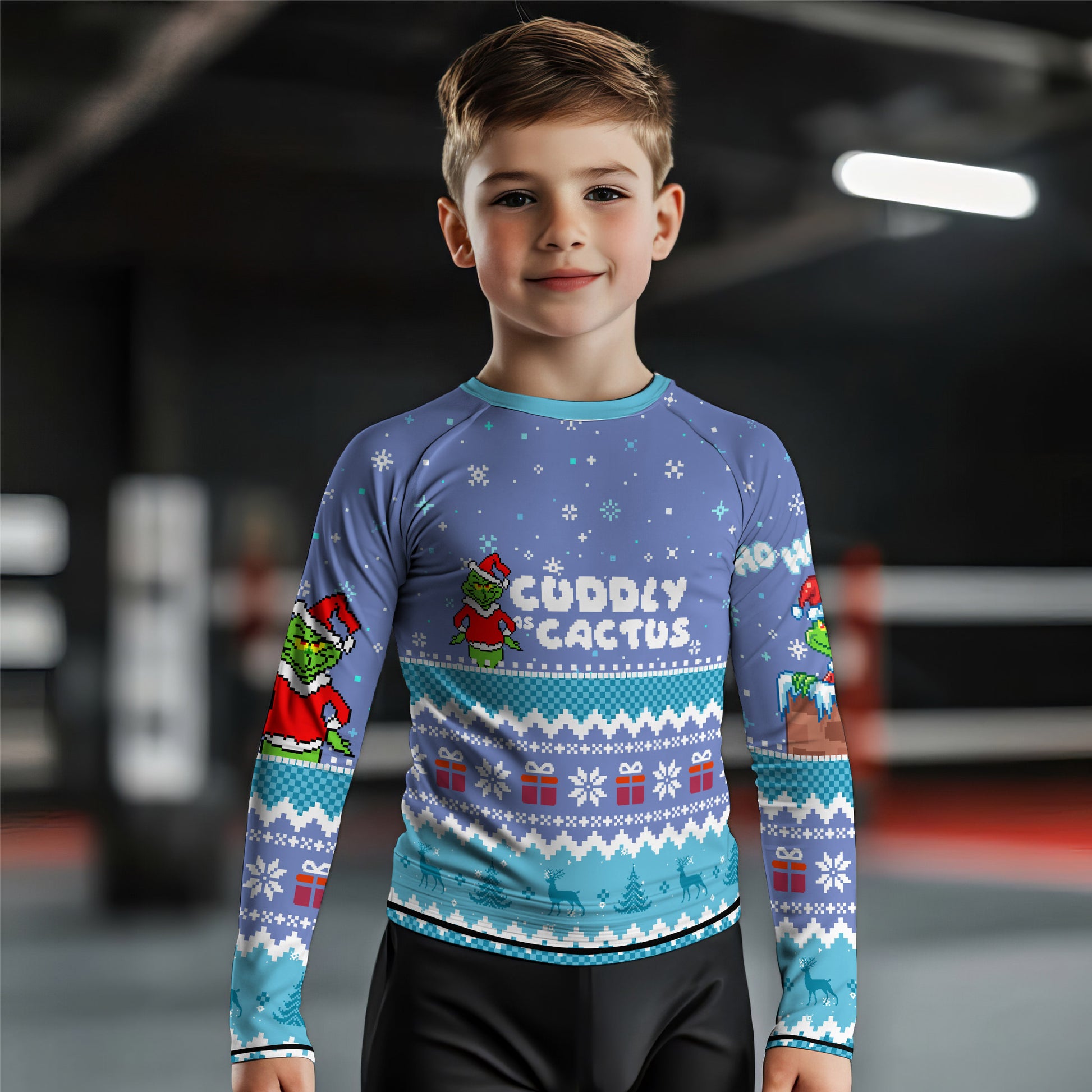 Grinch Cuddly Kids Rash Guard
