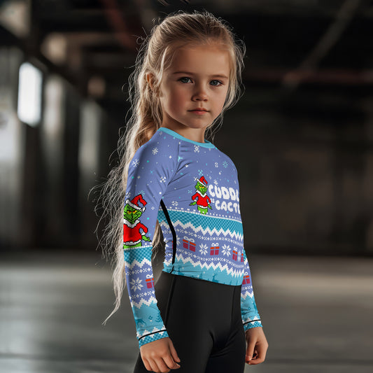 Grinch Cuddly Kids Rash Guard