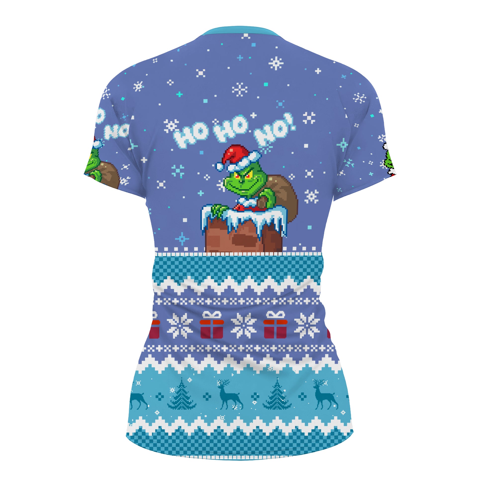 Grinch Cuddly Women's Short Sleeve Rash Guard