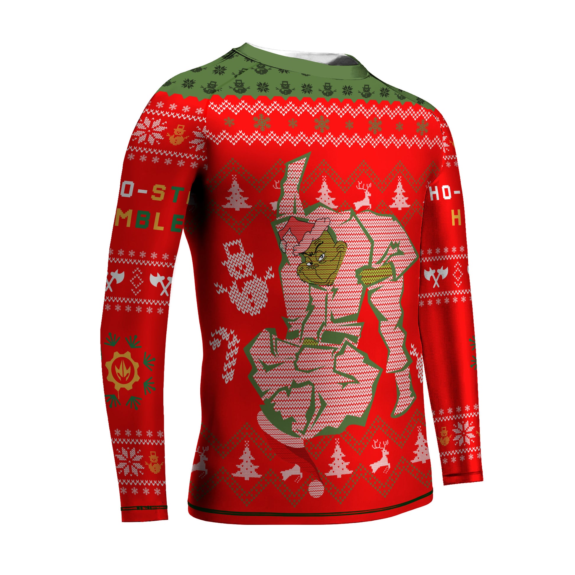 Grinch Jiu Jitsu Kids Rash Guard