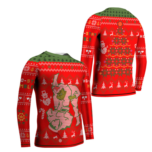 Grinch Jiu Jitsu Kids Rash Guard