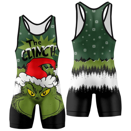 Clinch Santa Clause Wrestling Singlets - BattleFitGear