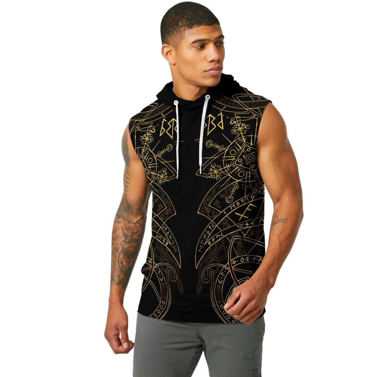 Helm Of Disguise Sleeveless Pullover & Zip Hoodie - BattleFitGear