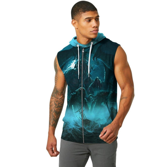 Crew Of Cthulhu Sleeveless Pullover & Zip Hoodie - BattleFitGear