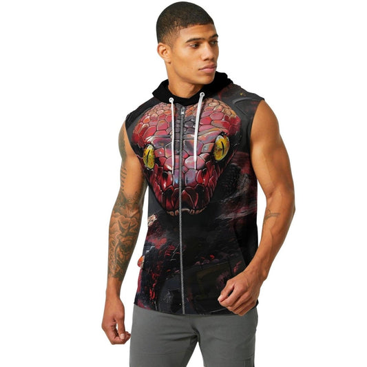 Red Viper Sleeveless Pullover & Zip Hoodie - BattleFitGear