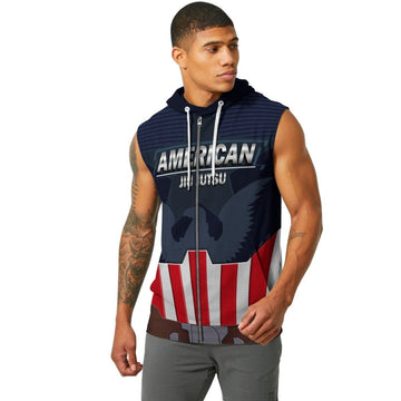 Captain American Sleeveless Pullover & Zip Hoodie - BattleFitGear