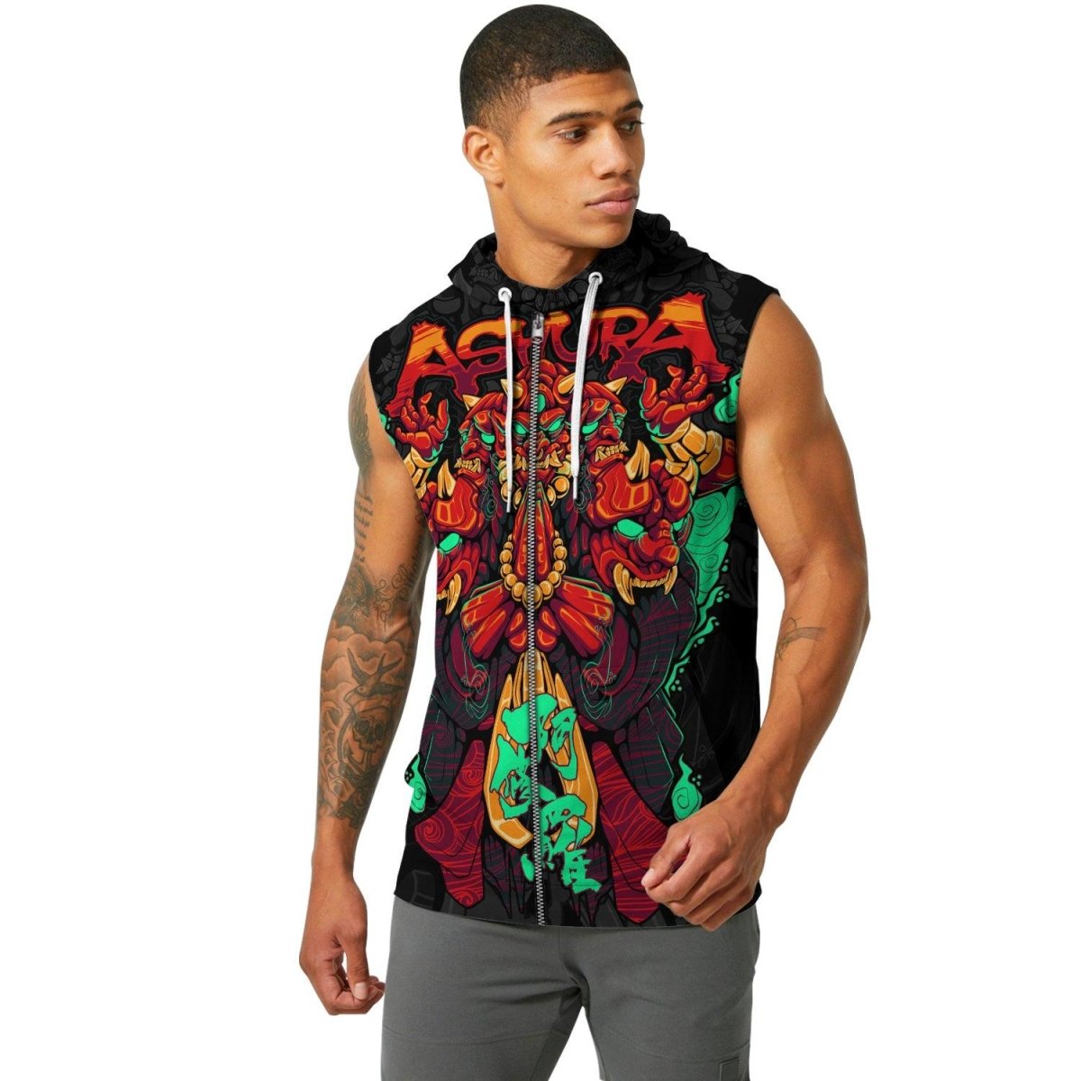 Ashura Sleeveless Pullover & Zip Hoodie - BattleFitGear