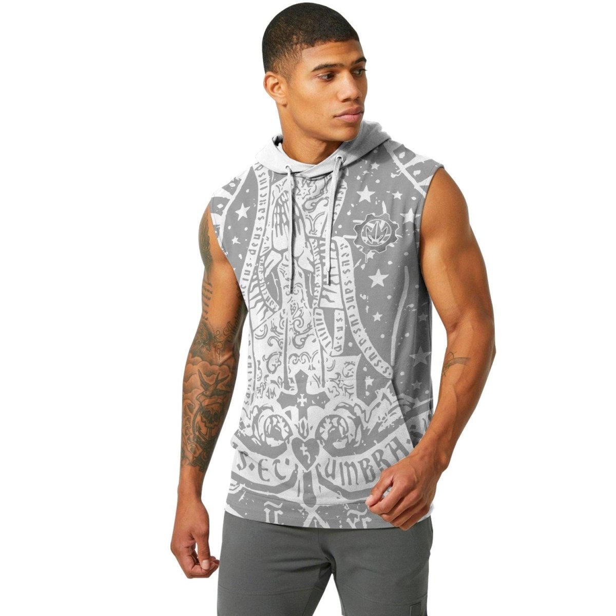 La Santa Muerte Sleeveless Pullover & Zip Hoodie - BattleFitGear