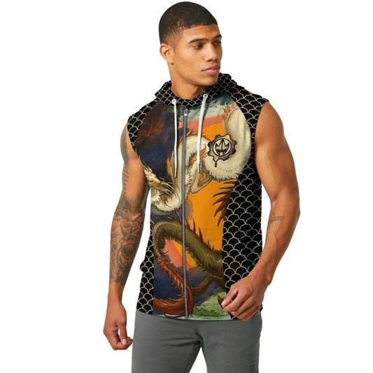 Twin Dragon Sleeveless Pullover & Zip Hoodie - BattleFitGear