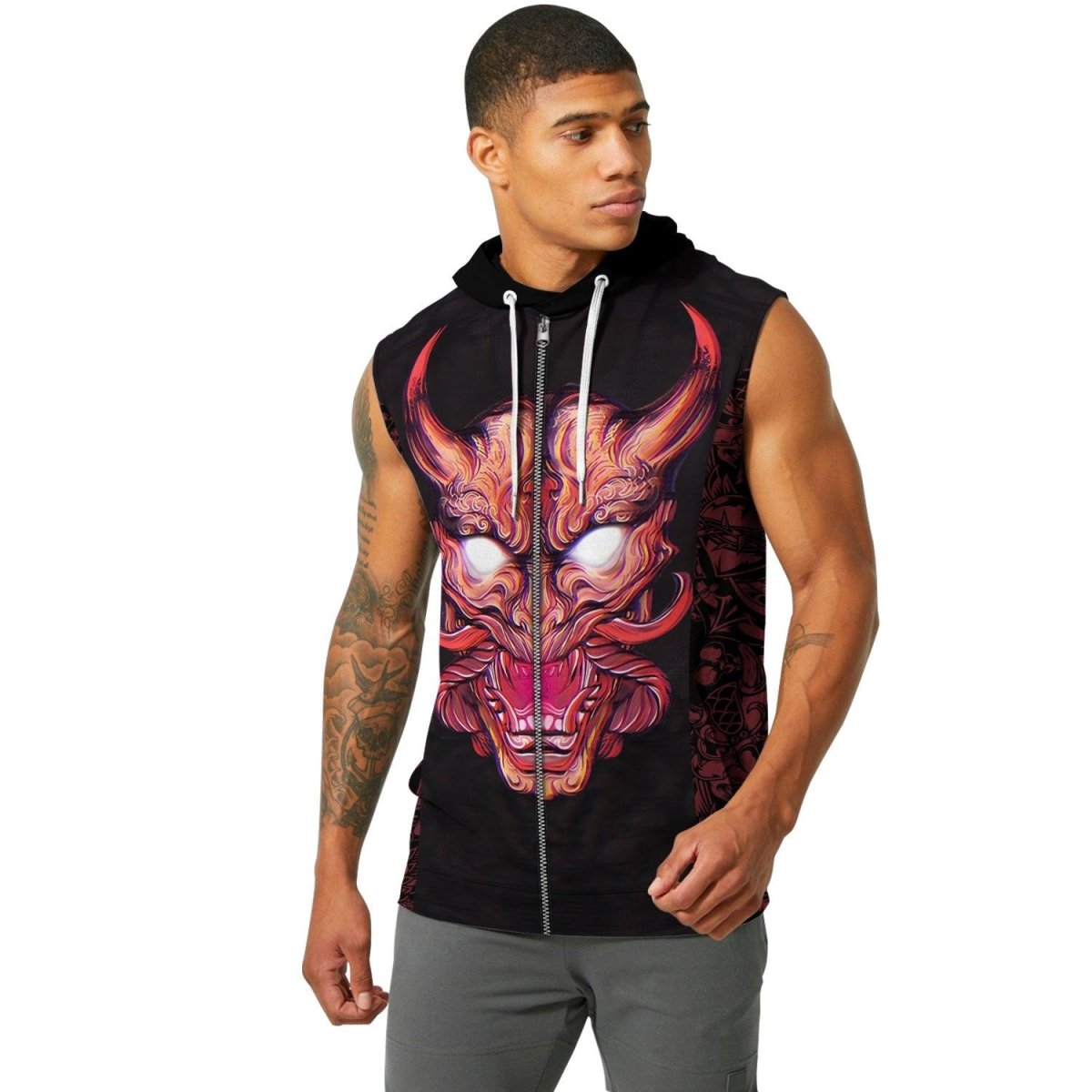 Samurai Sleeveless Pullover & Zip Hoodie - BattleFitGear