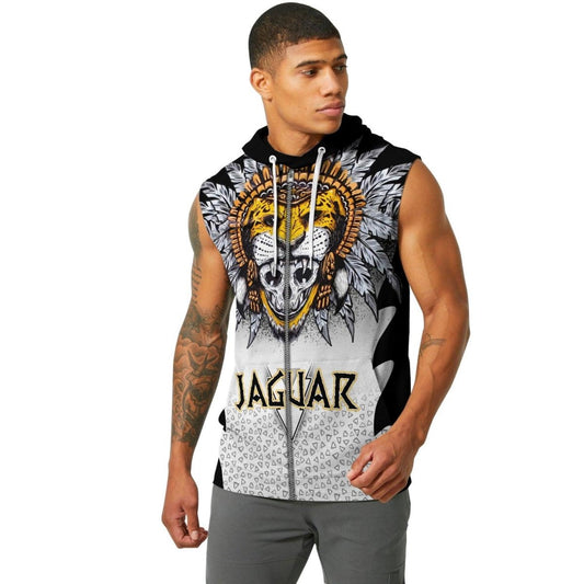 Aztec Warrior Sleeveless Pullover & Zip Hoodie - BattleFitGear