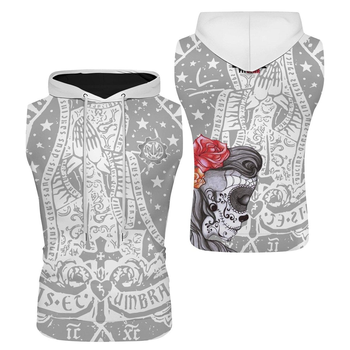 La Santa Muerte Sleeveless Pullover & Zip Hoodie - BattleFitGear