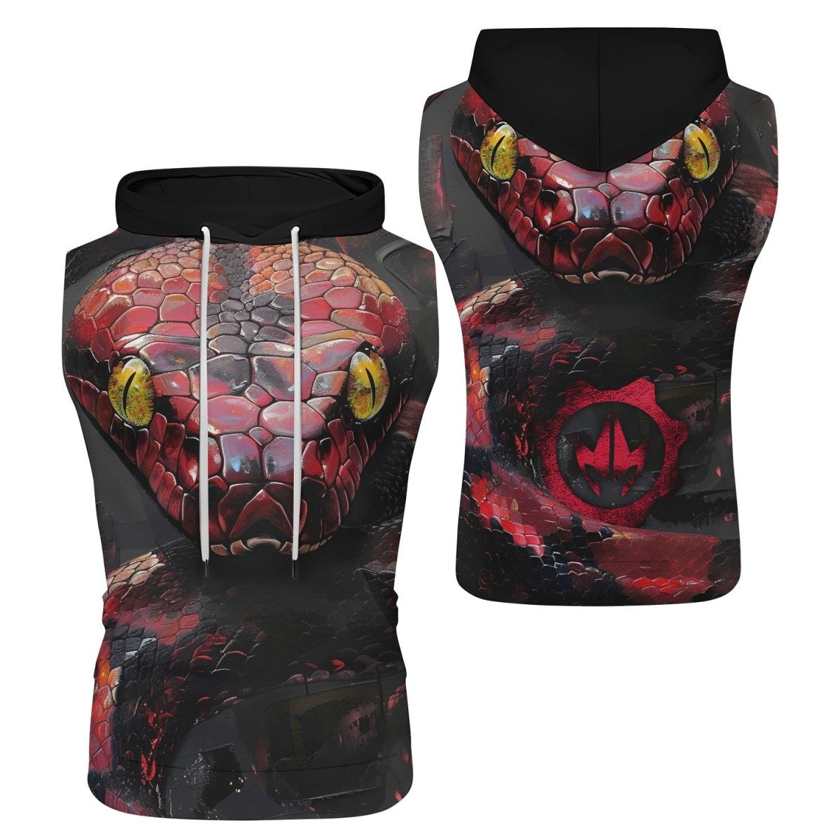 Red Viper Sleeveless Pullover & Zip Hoodie - BattleFitGear