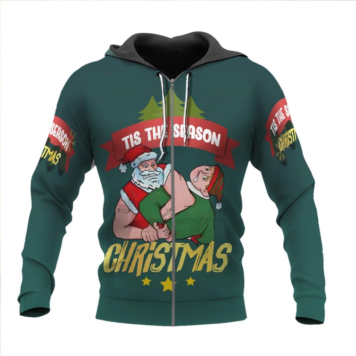 Santa Submission Pullover & Zip Hoodie - BattleFitGear