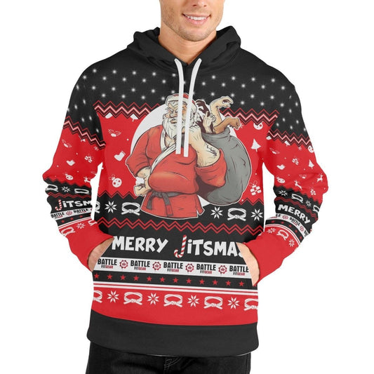 Villain Santa Claus Jitsmas Pullover & Zip Hoodie - BattleFitGear