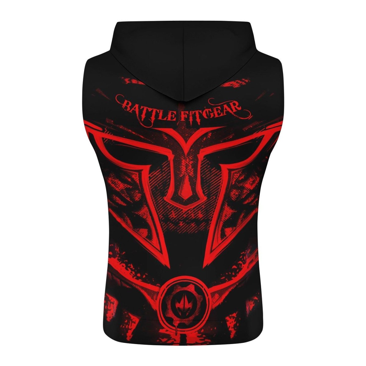 Spartan Red Sleeveless Pullover & Zip Hoodie - BattleFitGear