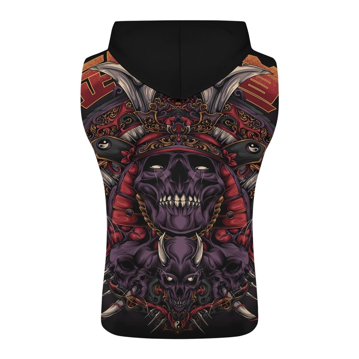 Personlized Deadly Shogun Sleeveless Pullover & Zip Hoodie - BattleFitGear