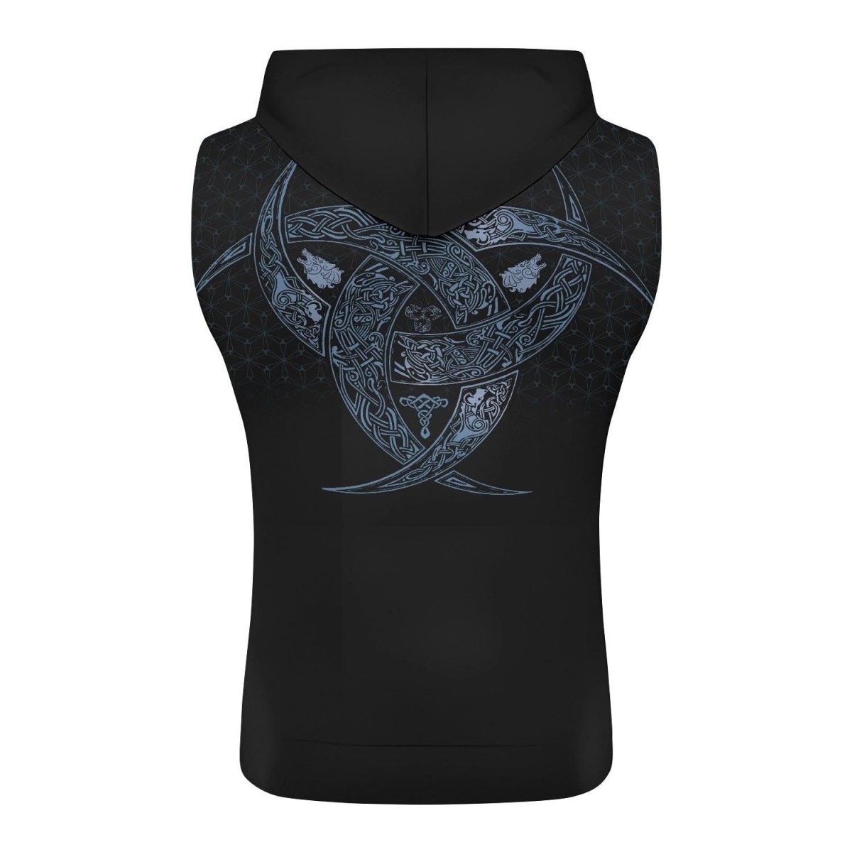 Geri & Freki Tattoo Viking Sleeveless Pullover & Zip Hoodie - BattleFitGear