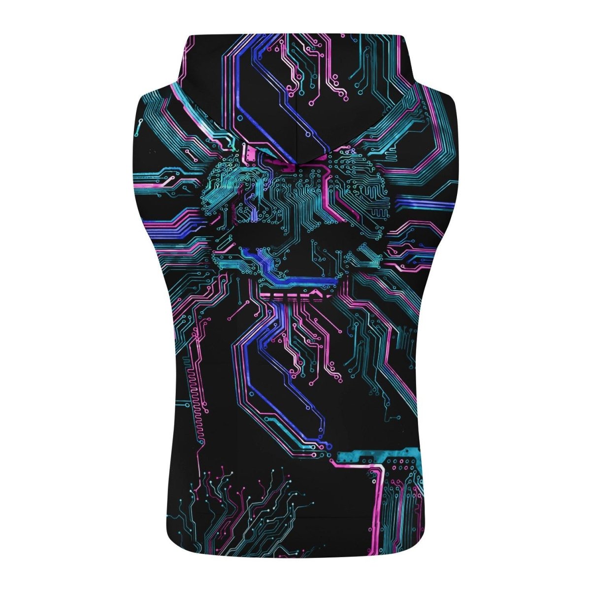 Deadly Glowing Circuit Sleeveless Pullover & Zip Hoodie - BattleFitGear