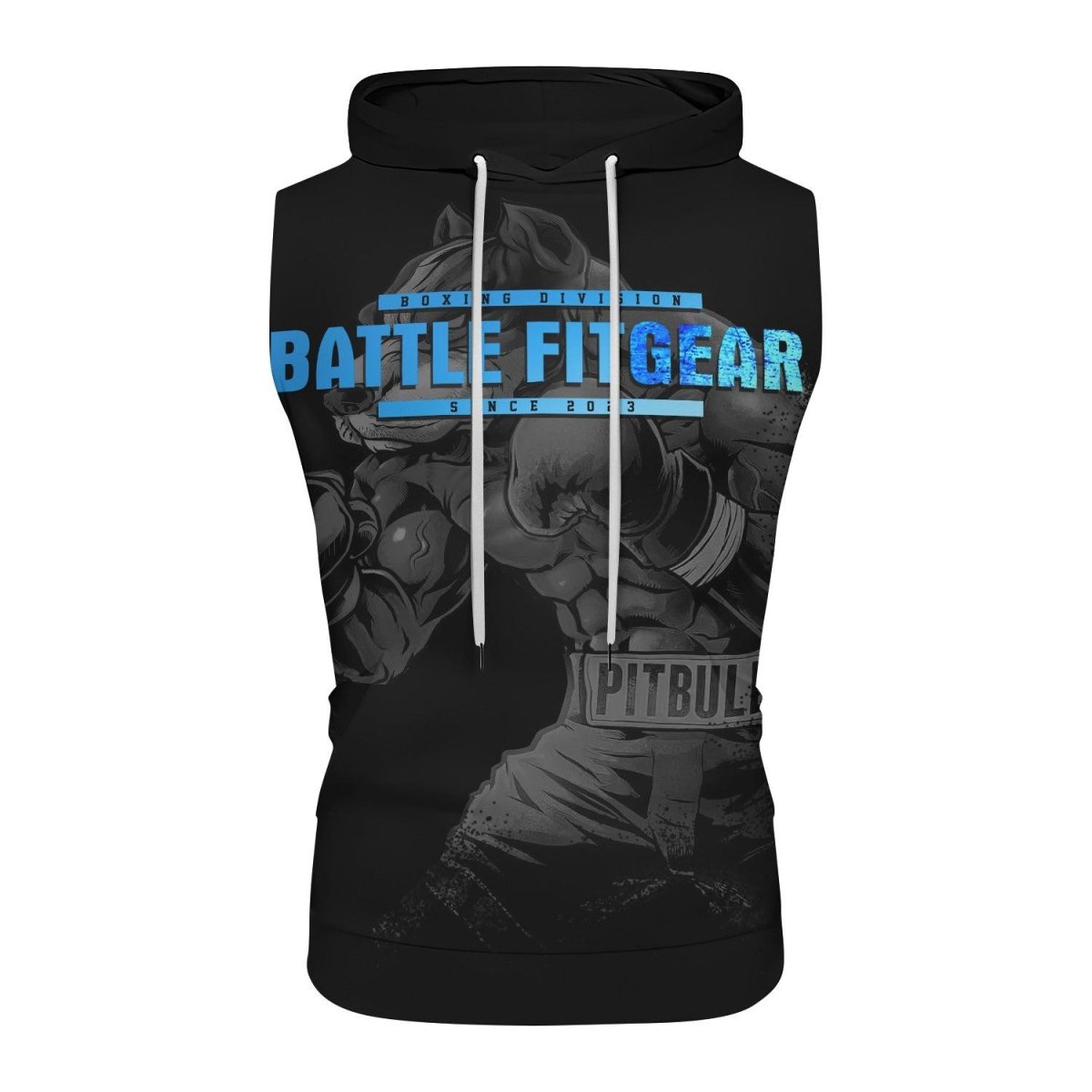 Pitbull Boxing Sleeveless Pullover & Zip Hoodie - BattleFitGear