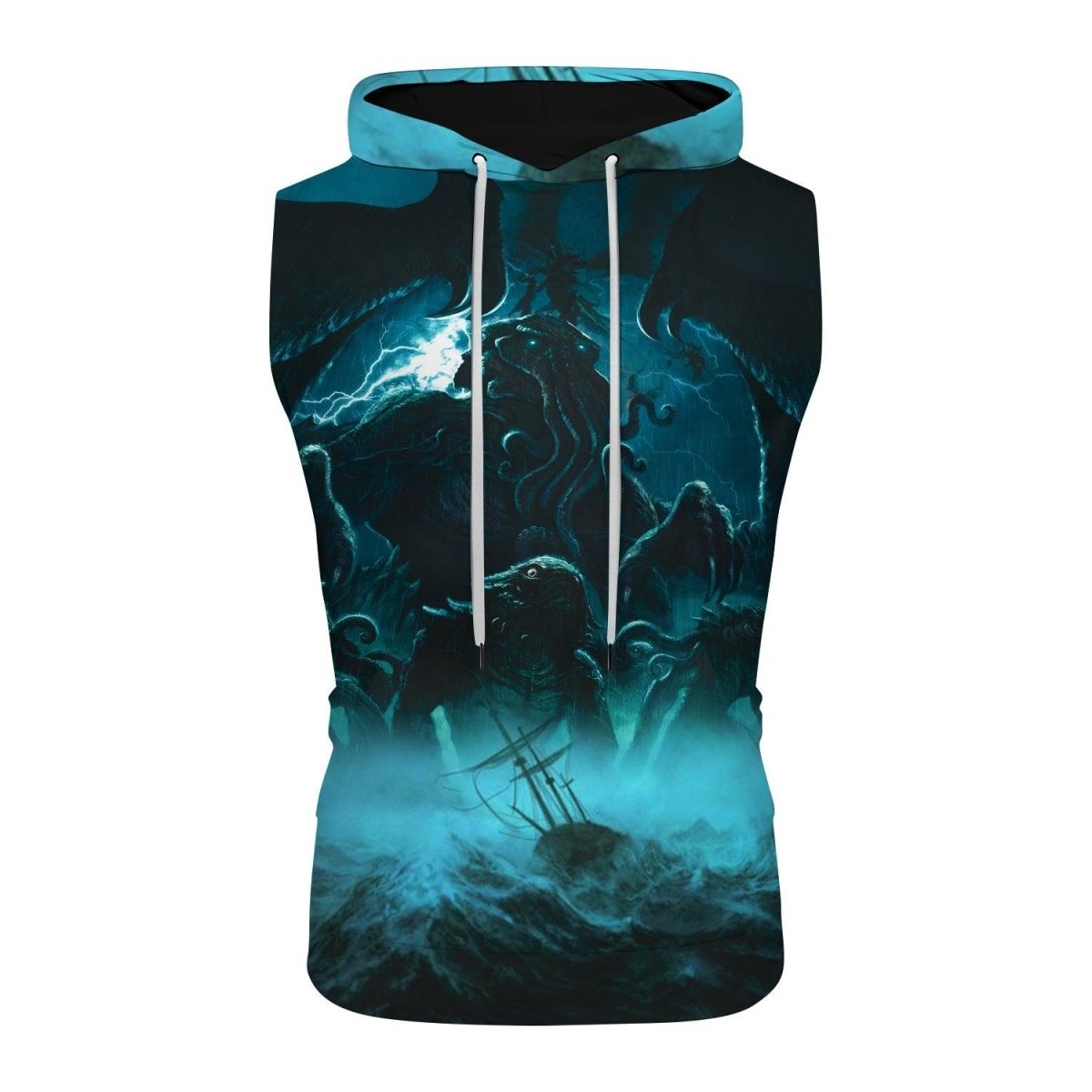 Crew Of Cthulhu Sleeveless Pullover & Zip Hoodie - BattleFitGear