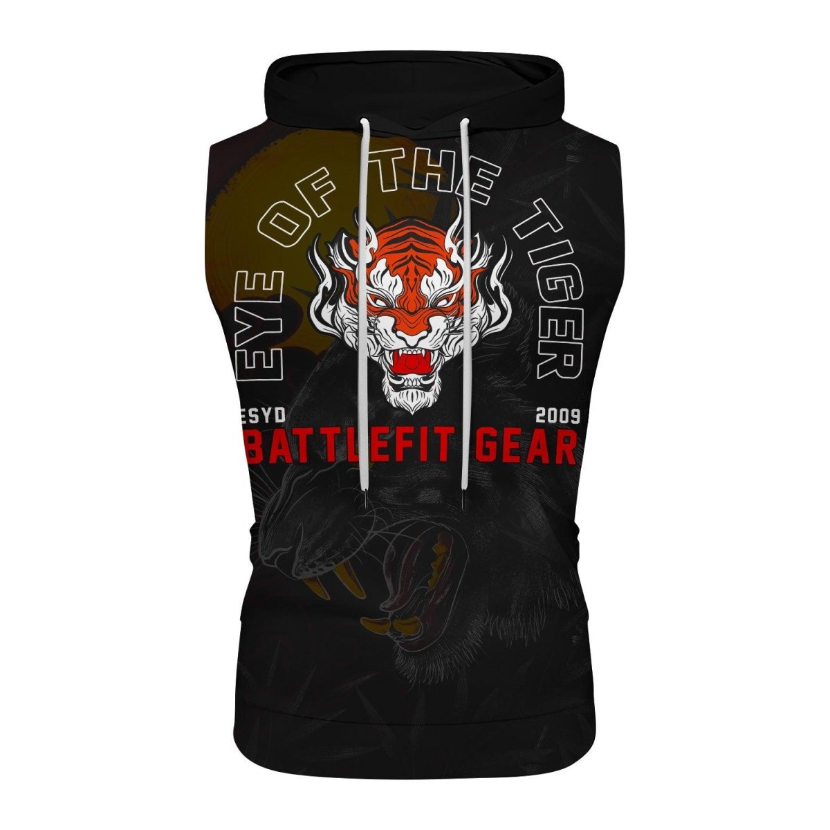 Shadow Tiger Sleeveless Pullover & Zip Hoodie - BattleFitGear