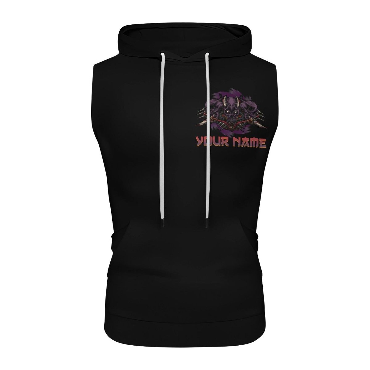 Personlized Deadly Shogun Sleeveless Pullover & Zip Hoodie - BattleFitGear