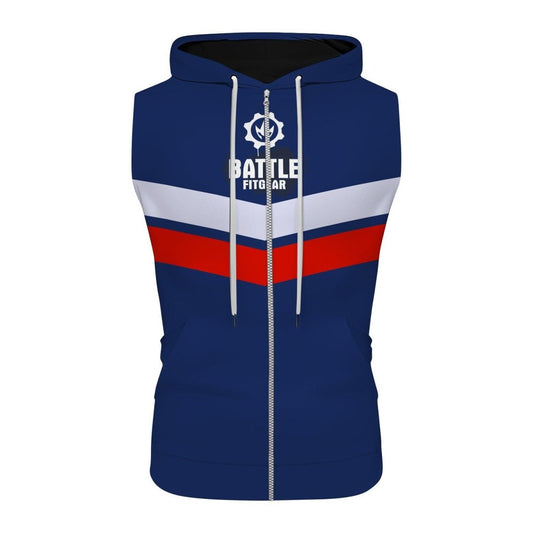 American Flag Sleeveless Pullover & Zip Hoodie - BattleFitGear