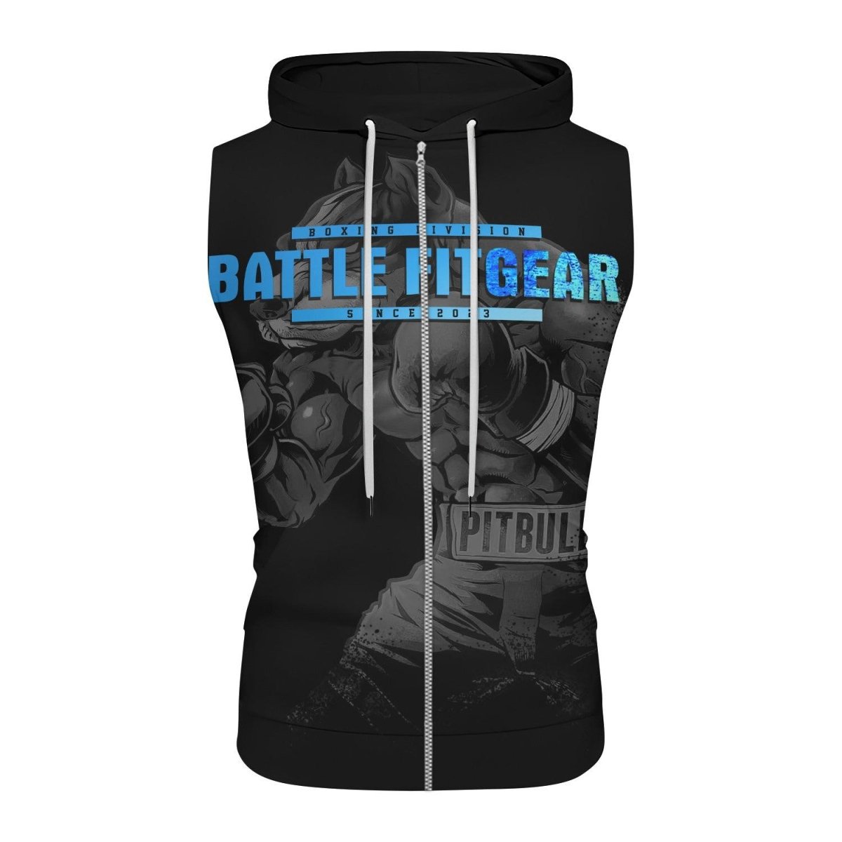 Pitbull Boxing Sleeveless Pullover & Zip Hoodie - BattleFitGear