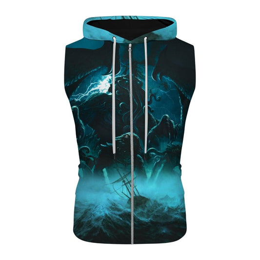 Crew Of Cthulhu Sleeveless Pullover & Zip Hoodie - BattleFitGear