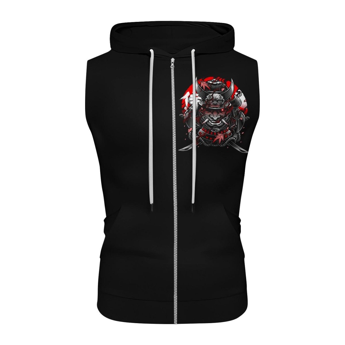 Devil Shogun Sleeveless Pullover & Zip Hoodie - BattleFitGear