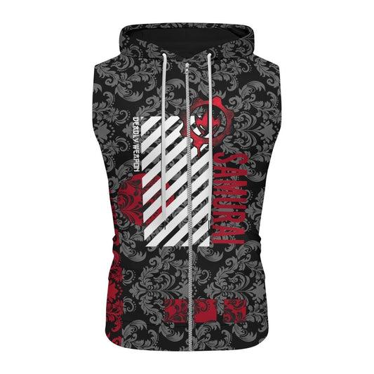 Samurai Fern Sleeveless Pullover & Zip Hoodie - BattleFitGear