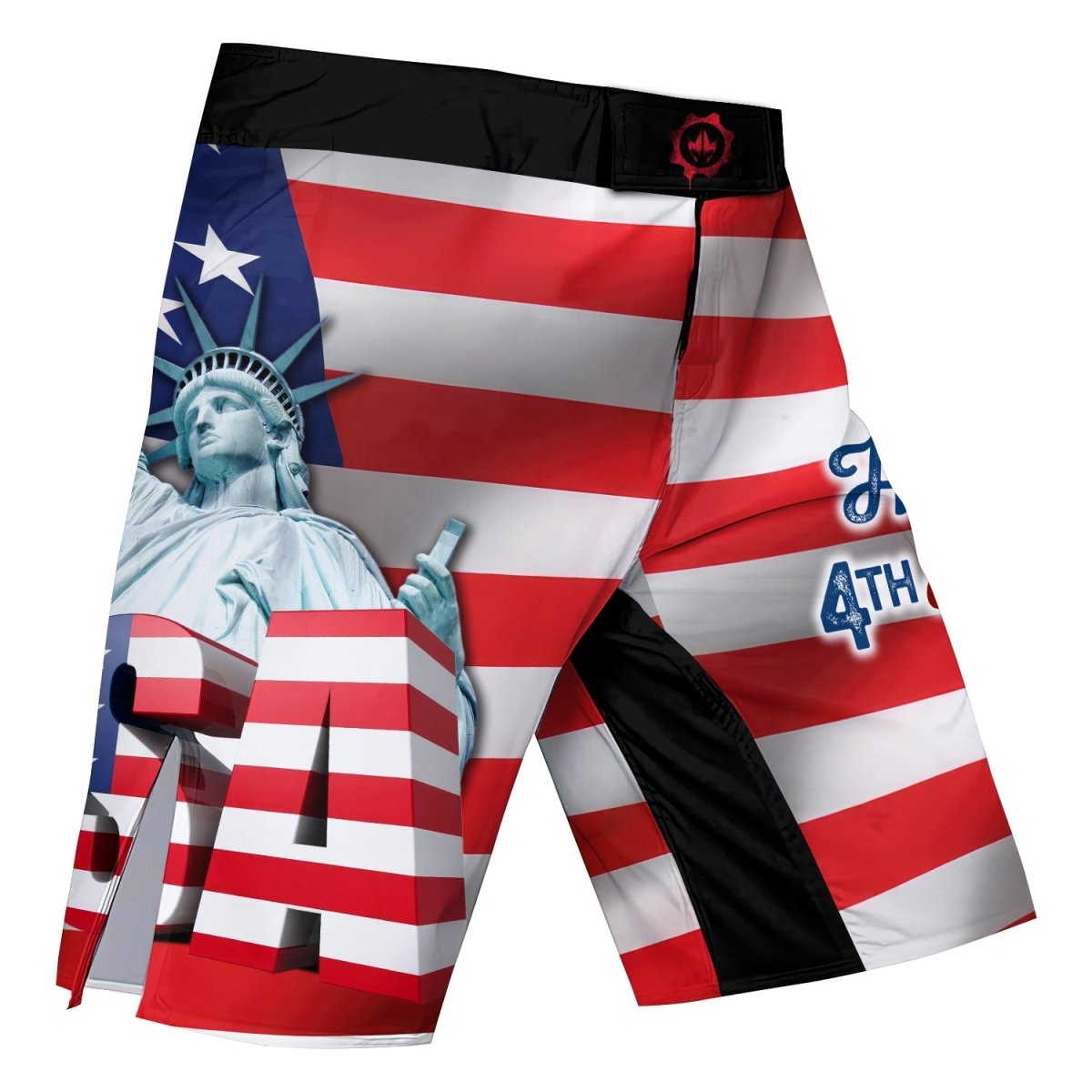 Happy Fourth Of July Fight Shorts - BattleFitGear