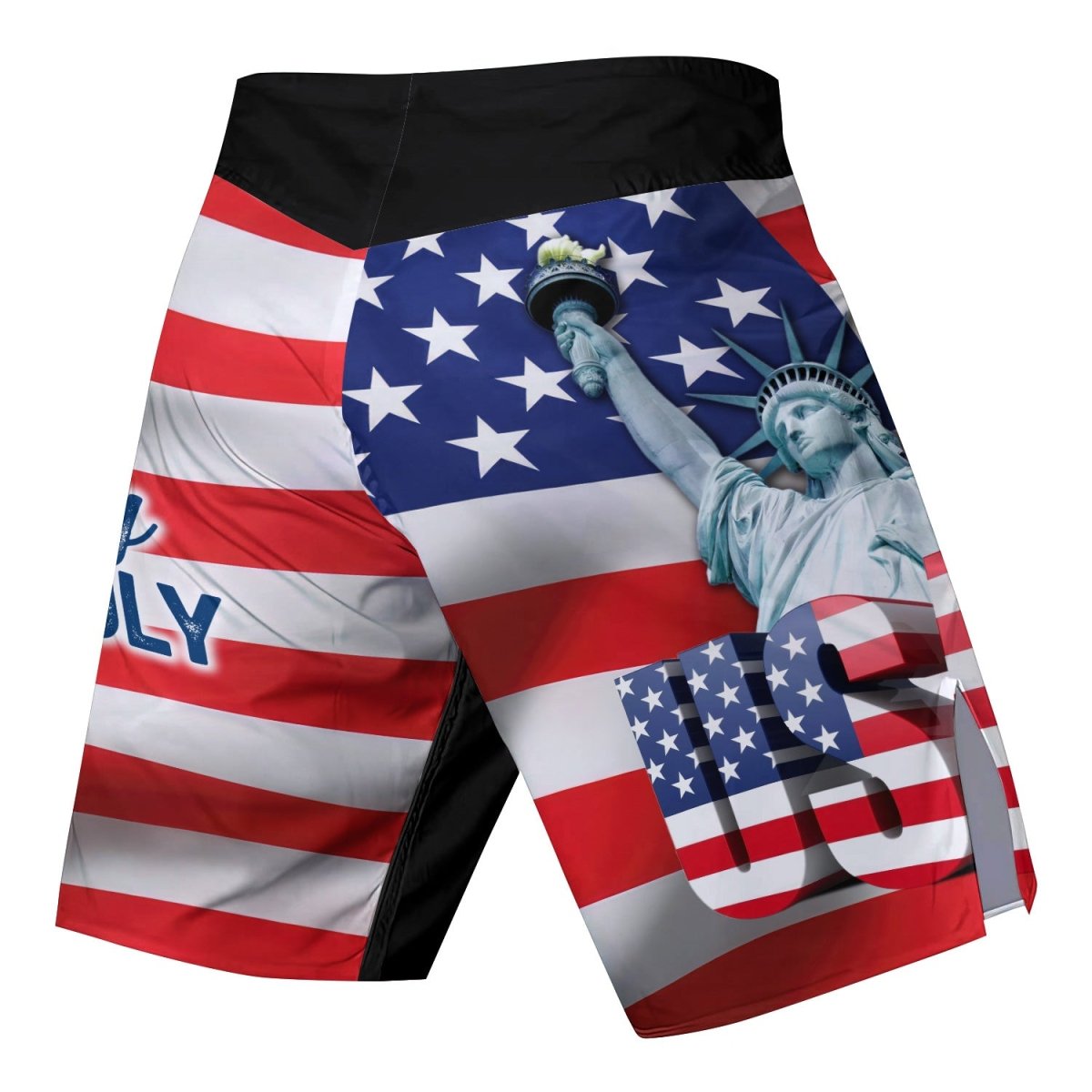 Happy Fourth Of July Fight Shorts - BattleFitGear