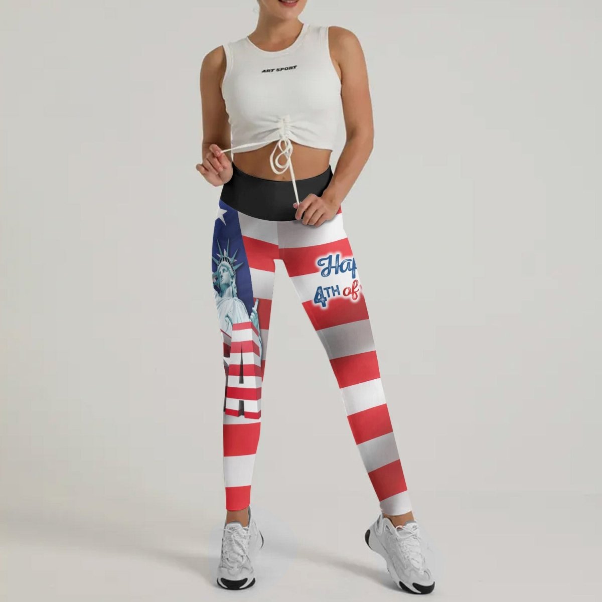 Happy Fourth Of July Leggings - BattleFitGear