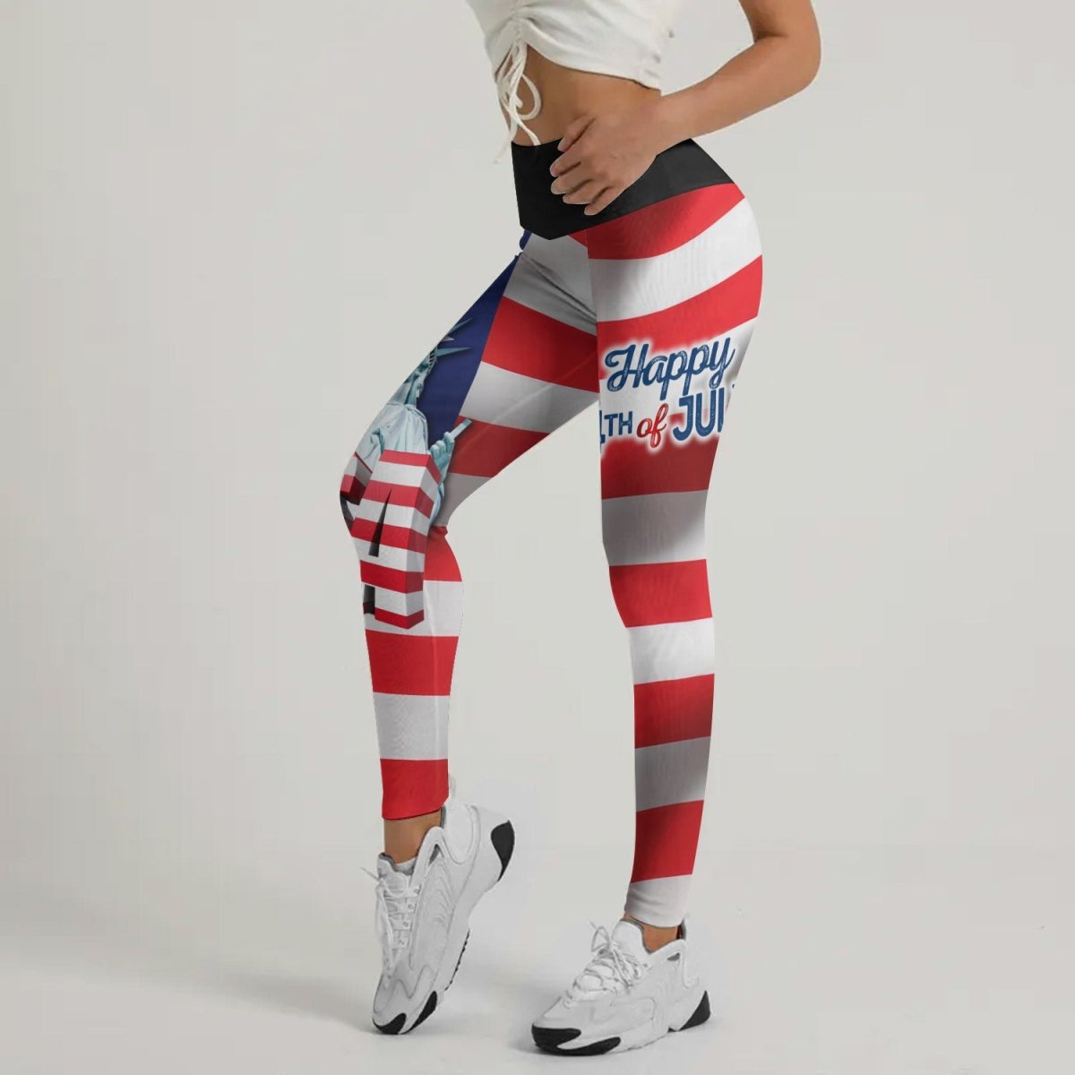 Happy Fourth Of July Leggings - BattleFitGear