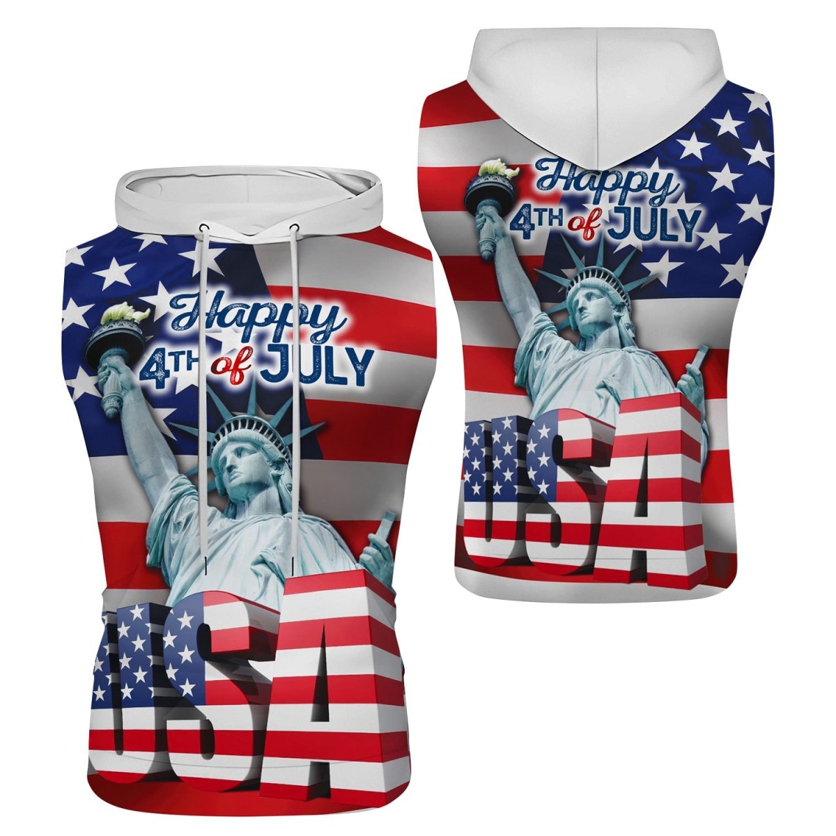 Happy Fourth Of July Pullover & Zip Hoodie - BattleFitGear