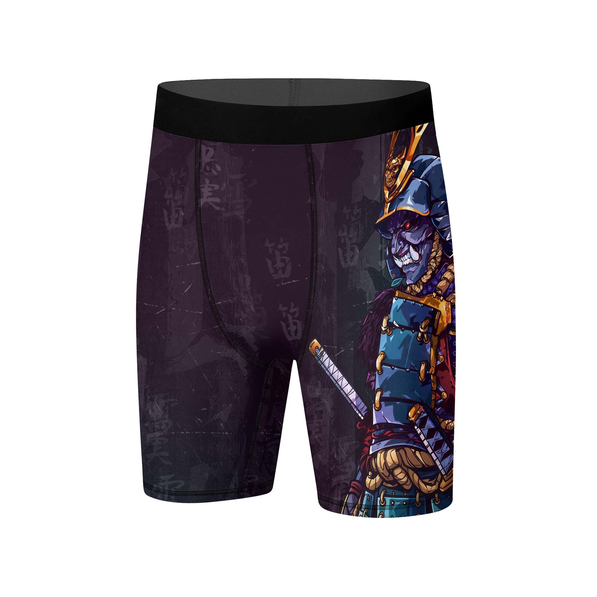 Hell Demon Samurai Compression Shorts
