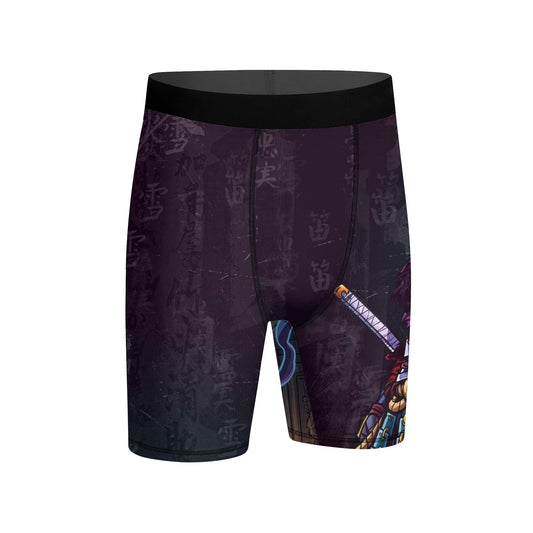 Hell Demon Samurai Compression Shorts