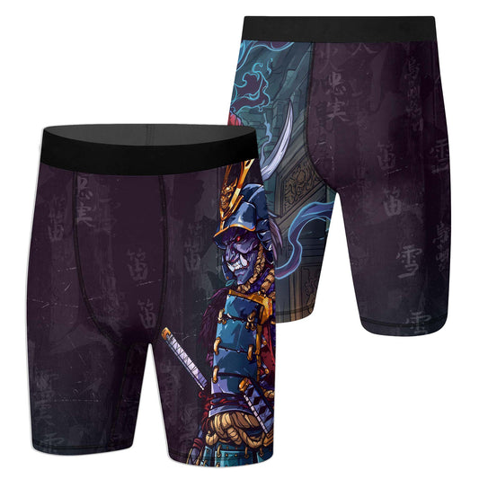 Hell Demon Samurai Compression Shorts