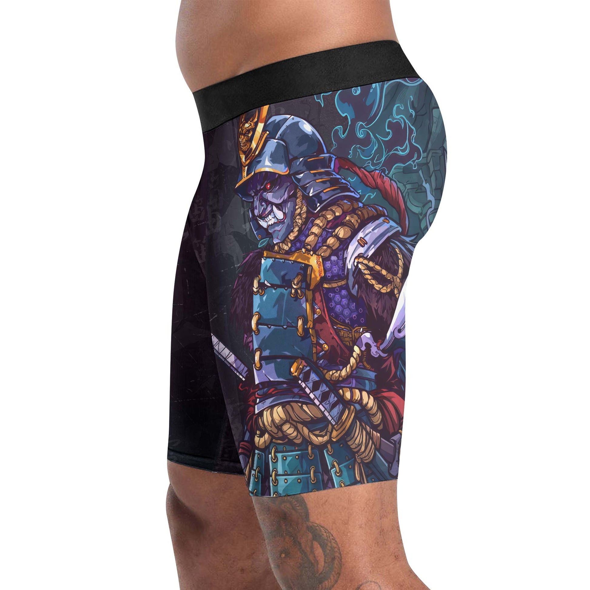 Hell Demon Samurai Compression Shorts