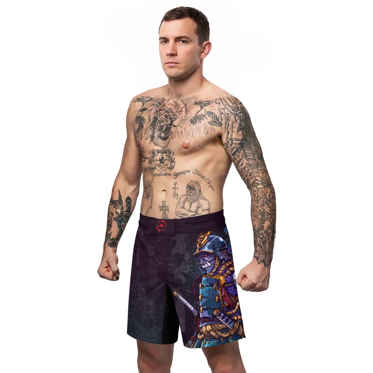Hell Demon Samurai Fight Shorts