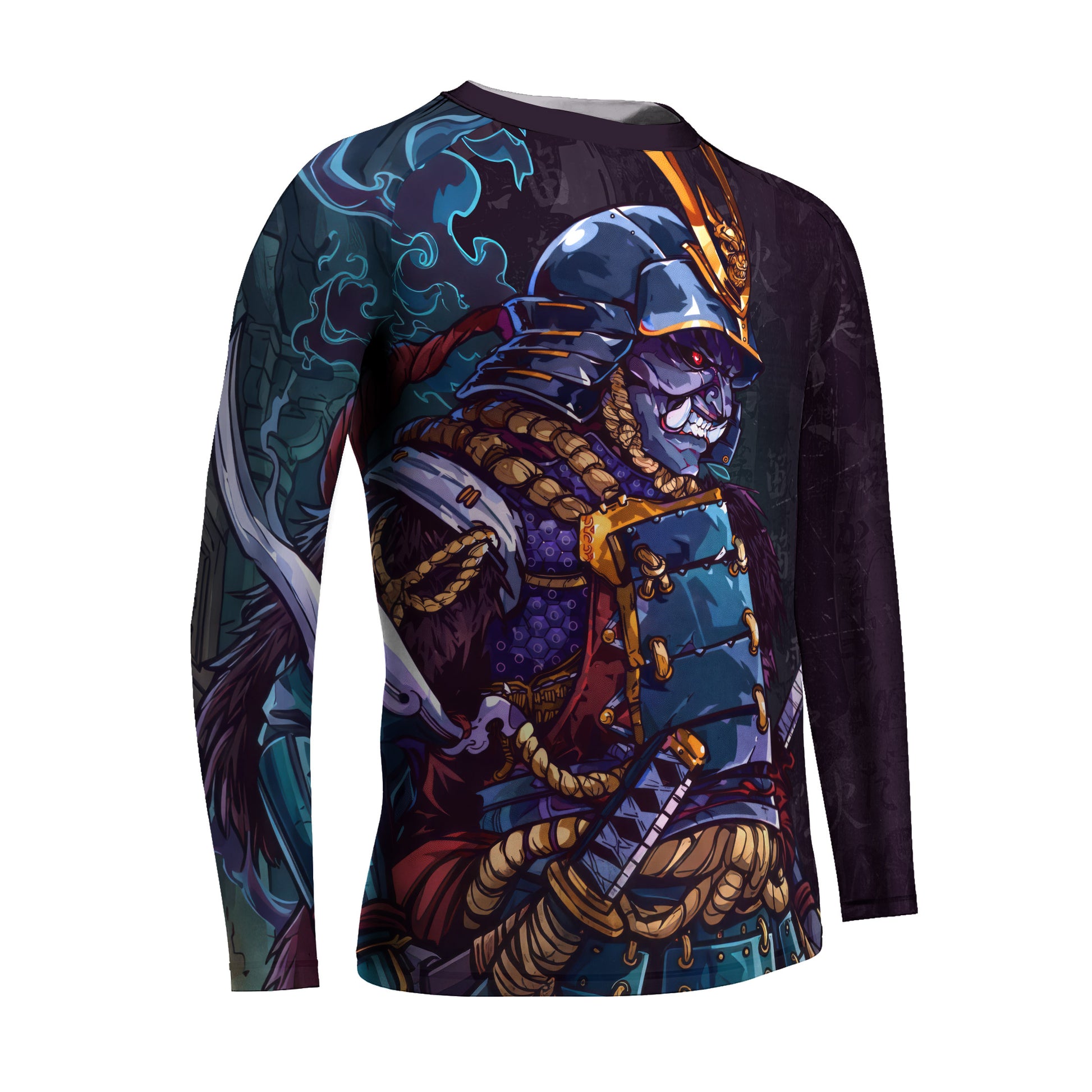 Hell Demon Samurai Kids Rash Guard
